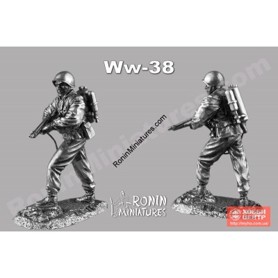 Советский огнеметчик WW-38