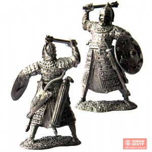 Тяжеловооруженный золотоордынский воин, 14 век. PTS-5172